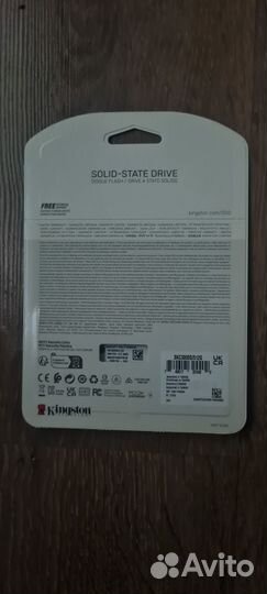SSD Kingston 512 Gb KC3000 m2 NVMe новый