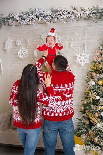 Семейная новогодняя фотосессия