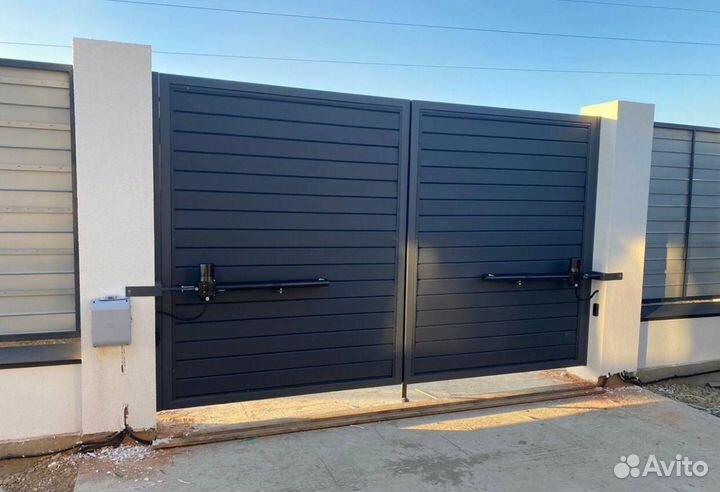 Откатные ворота под ключ