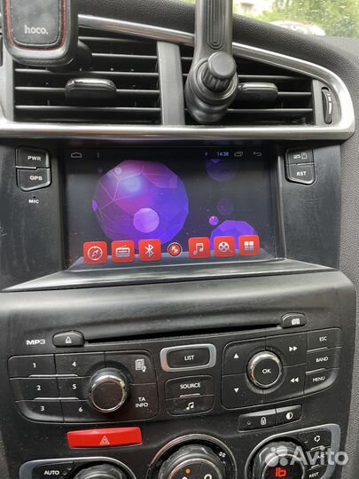 Android citroen c4 b7,кнопки руля,rd5 l3