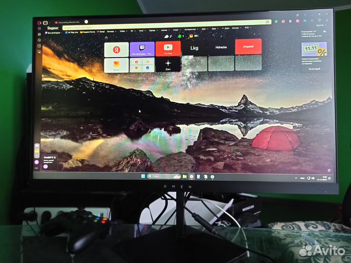 Монитор для компьютера игровой Omen x25f 240hz