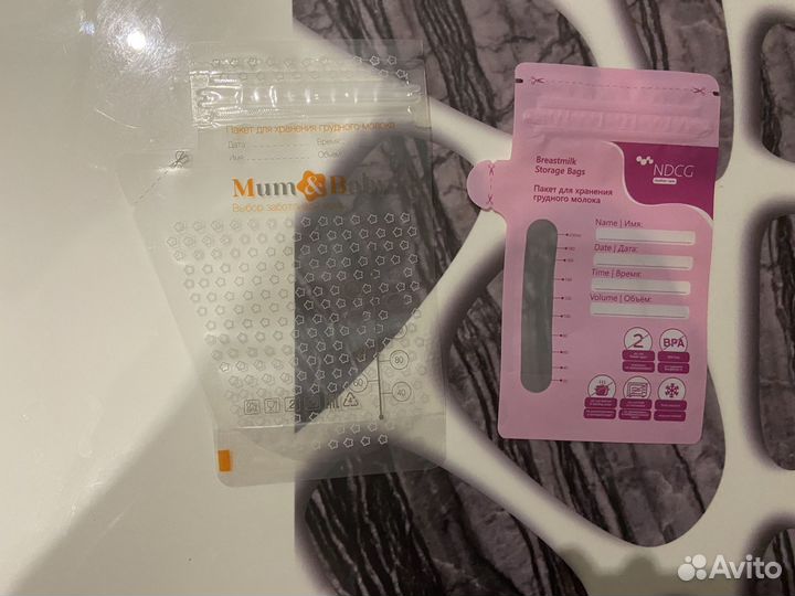 Пакеты для хранения грудного молока