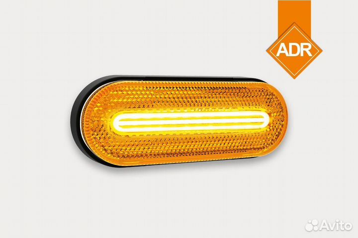 Фонарь габаритный прицепа FT-070 Z LED, желтый, 12