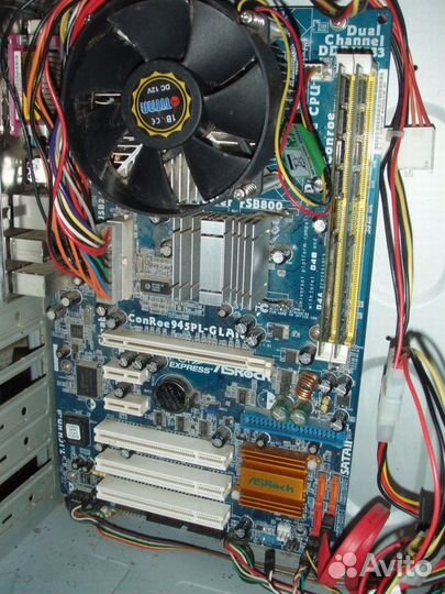 Материнка рабочая Socket 775, AM2+