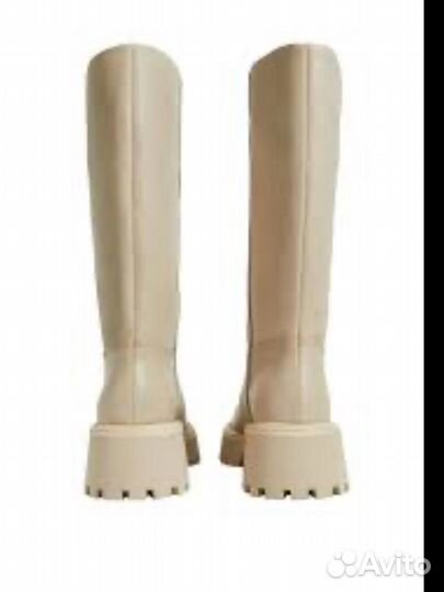 Кожаные сапожки Mango 37