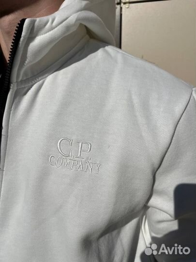 Zip Hoodie C.P Company black, white (Арт.80737)