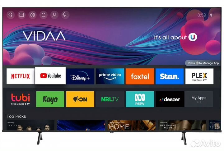 Телевизор SMART TV Hisense 65A6K/ 65 дюймов. Новый