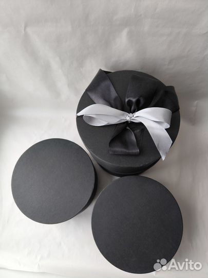 Подарочные коробки черные 15 шт в наличии