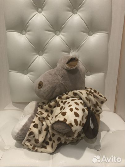 Мягкая игрушка Бегемотик в Костюме Жирафа