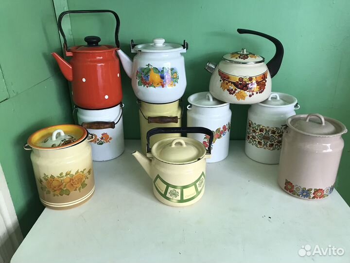 Чайник эмалированный