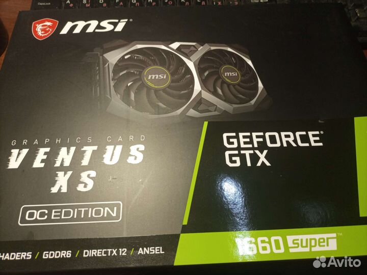Игровая карта geforce 1660 gtx(новая, супер тихая)