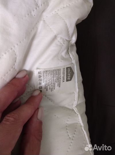 Подушки, холлофайбер и перо