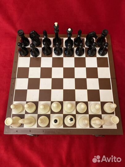 Шахматы СССР №145 карболитовые турнирные