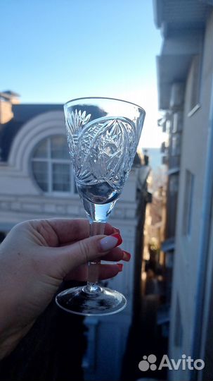 Хрустальные фужеры бокалы СССР