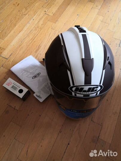 Мотоциклетный шлем новый L. Читайте описание