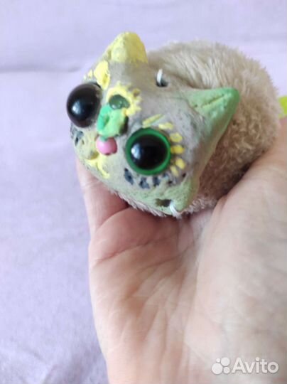 Котята в смешанной технике, на заказ