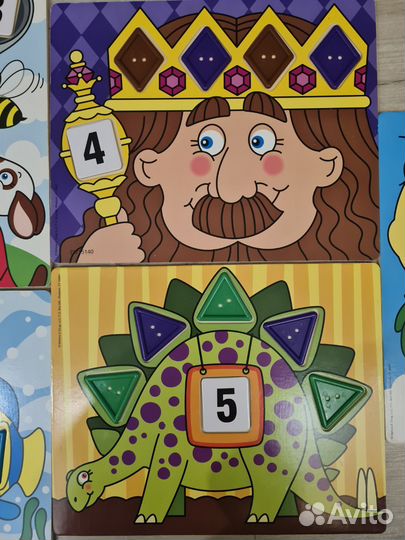 Развивающая игра Пуговки по числам Melissa&Doug