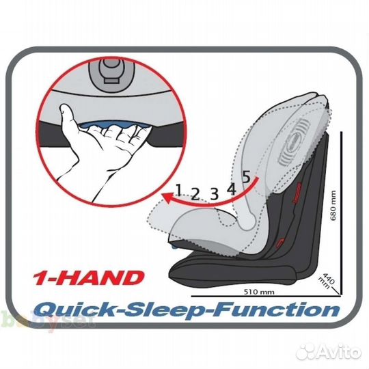 Автокресло heyner Capsula MultiFix ergo 3D 1,2,3 г