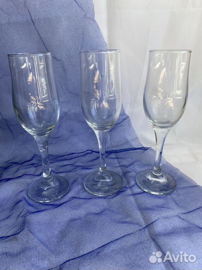 Фужеры, бокалы для вина, шампанского