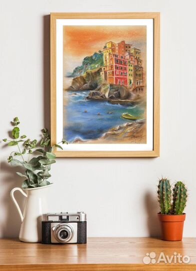 Авторская картина пастелью