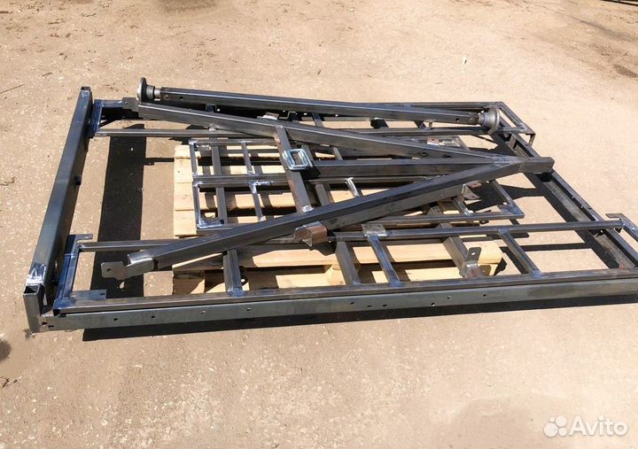 Рама, дышло, ось прицепа усиленная с документами