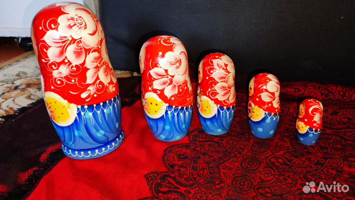 Матрёшки пятикукольные