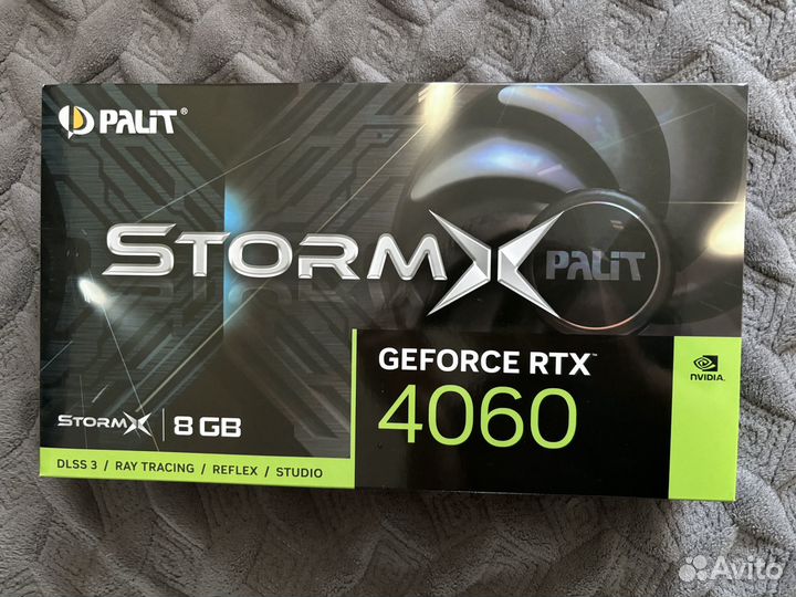 Видеокарта Palit RTX 4060 stormx 8GB