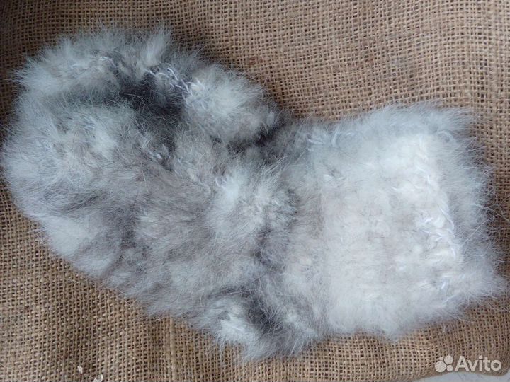 Варежки из собачьей шерсти