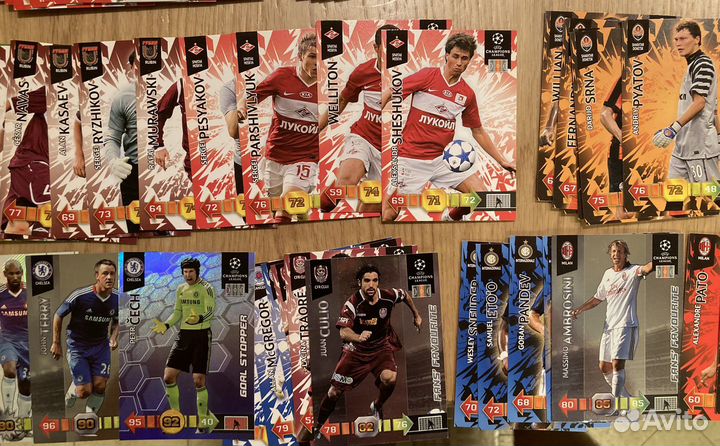 Карточки panini Champions league 2010-2011