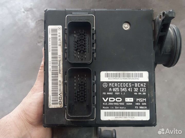 Эбу mercedes w168