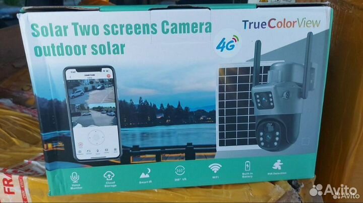Камера 4g с sim картой на солнечной батарее