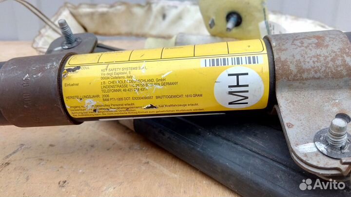 Подушка шторка безопасности левая Opel Antara