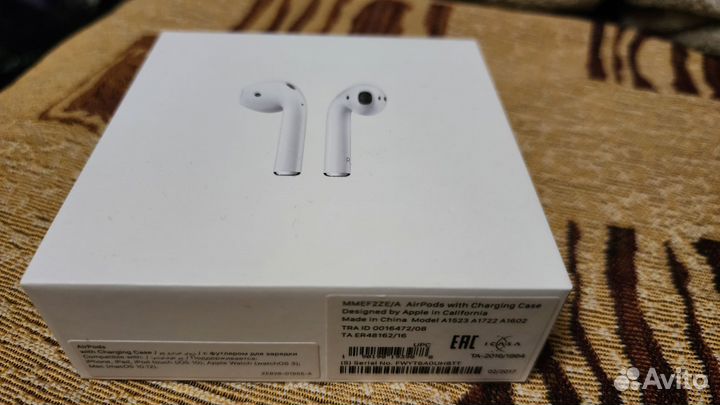 Apple airpods 1 оригинал
