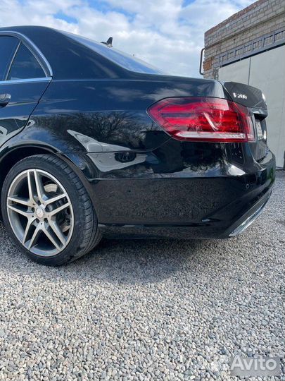 Задний бампер AMG Mercedes E-class W212 рестайлинг