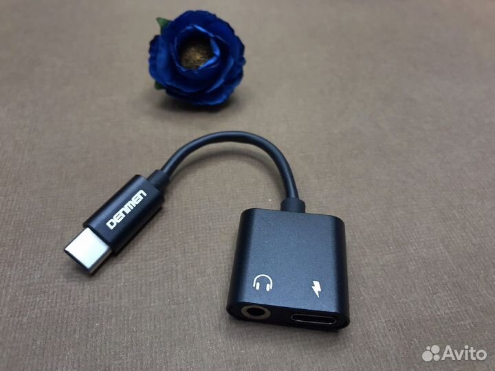 Переходник Type-C на jack 3,5 и Type-C