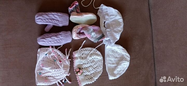 Цена за все вещи. Вещи для новорожденной девочки