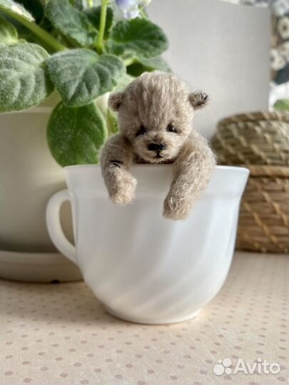 Вязаный мишка Тедди Кроха