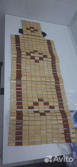 Массажная бамбуковая накидка на сиденье, новая