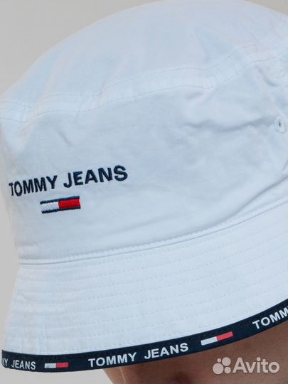 Панама мужская летняя белая Tommy Jeans