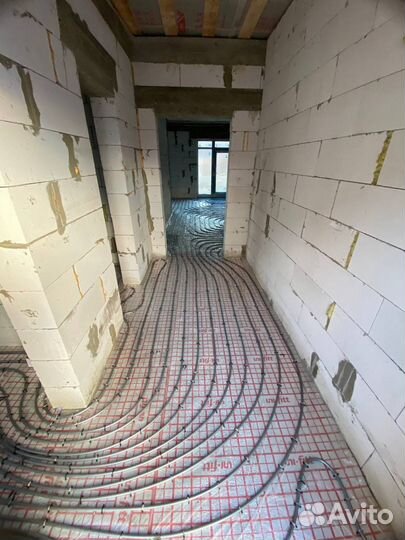 Монтаж систем отопления, установка теплых полов