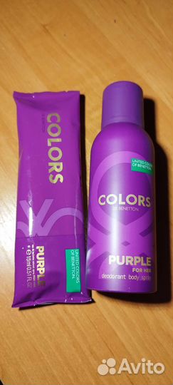 Benetton colors purple дезодорант + туалетная вода