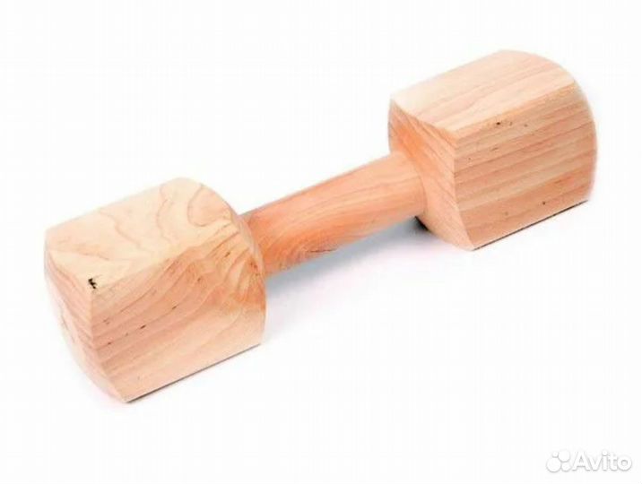 Деревяные гантели для дрессуры собак