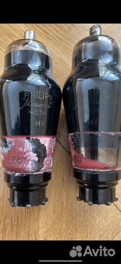 Радиолампы Phillips Valvo Tesla 4654 EL50 к усилит