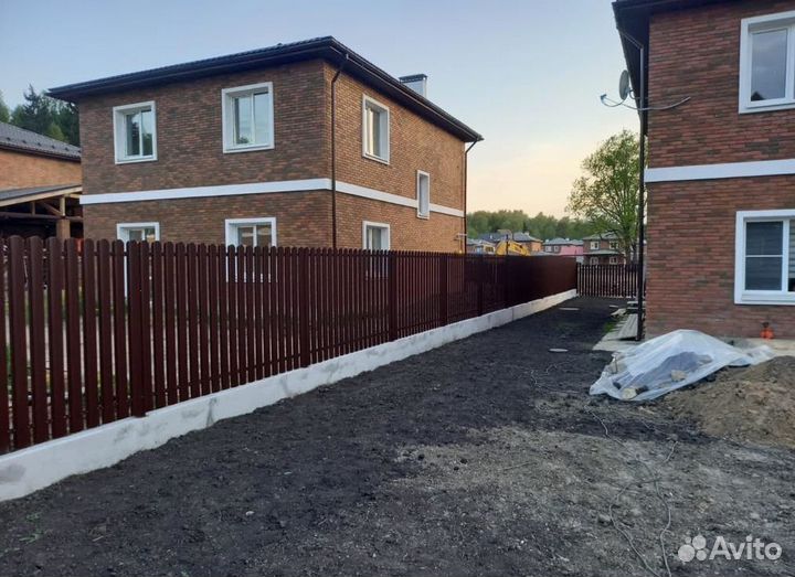 Забор металлический под ключ быстро