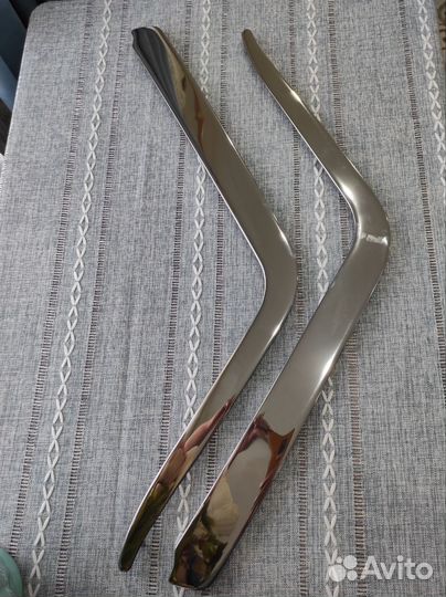 Хром переднего бампера Мерседес w124 e500