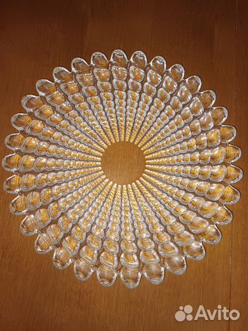 Блюдо Солнце,закалён.стекло,для фруктов и сладости