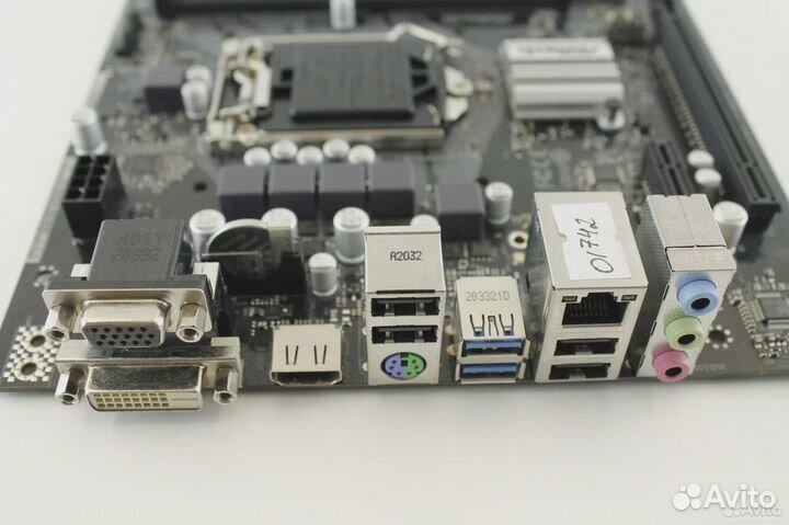 Материнская плата (1200) ASRock H410M-HDV