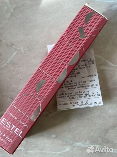 Краска для волос Estel deluxe ExtraRed 66/46