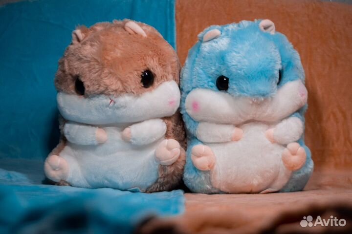 Мягкая игрушка хомяк 3в1