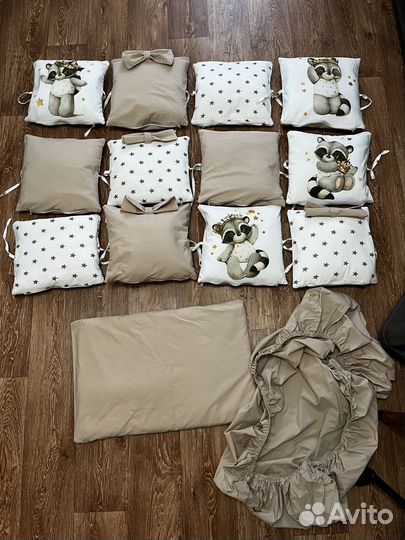 Бортики в детскую кроватку